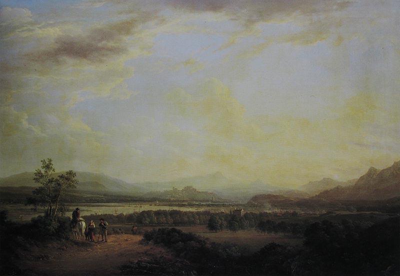 Alexander Nasmyth A View of the Town of Stirling on the River Forth oil painting picture